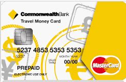 commonwealth bank travel money card fees